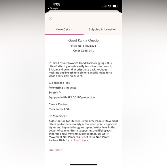 EUC Women's Free People FP Movement Good Karma Onsie size M/L - Picture 11 of 11